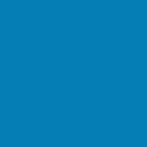 Pacific Blue color swatch for Fruit of the Loom 3930R HD Cotton Short Sleeve T-Shirt, showcasing vibrant blue hue among various color options.