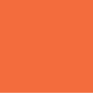 Safety Orange color swatch representing the Fruit of the Loom 3930R HD Cotton Short Sleeve T-Shirt available in various sizes and colors.
