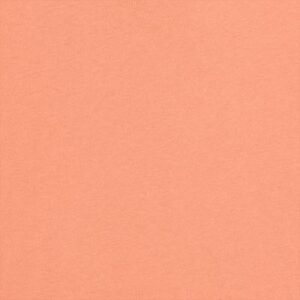 Soft peach fabric swatch representing color option for Bella + Canvas 3001 Unisex Jersey Tee, highlighting lightweight and pre-shrunk features for apparel.