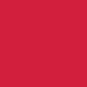 Red color swatch representing the American Apparel 2001 Fine Jersey Tee, highlighting customizable apparel options available at Hau Ink.